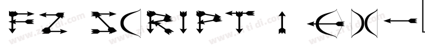 FZ SCRIPT 1 EX字体转换